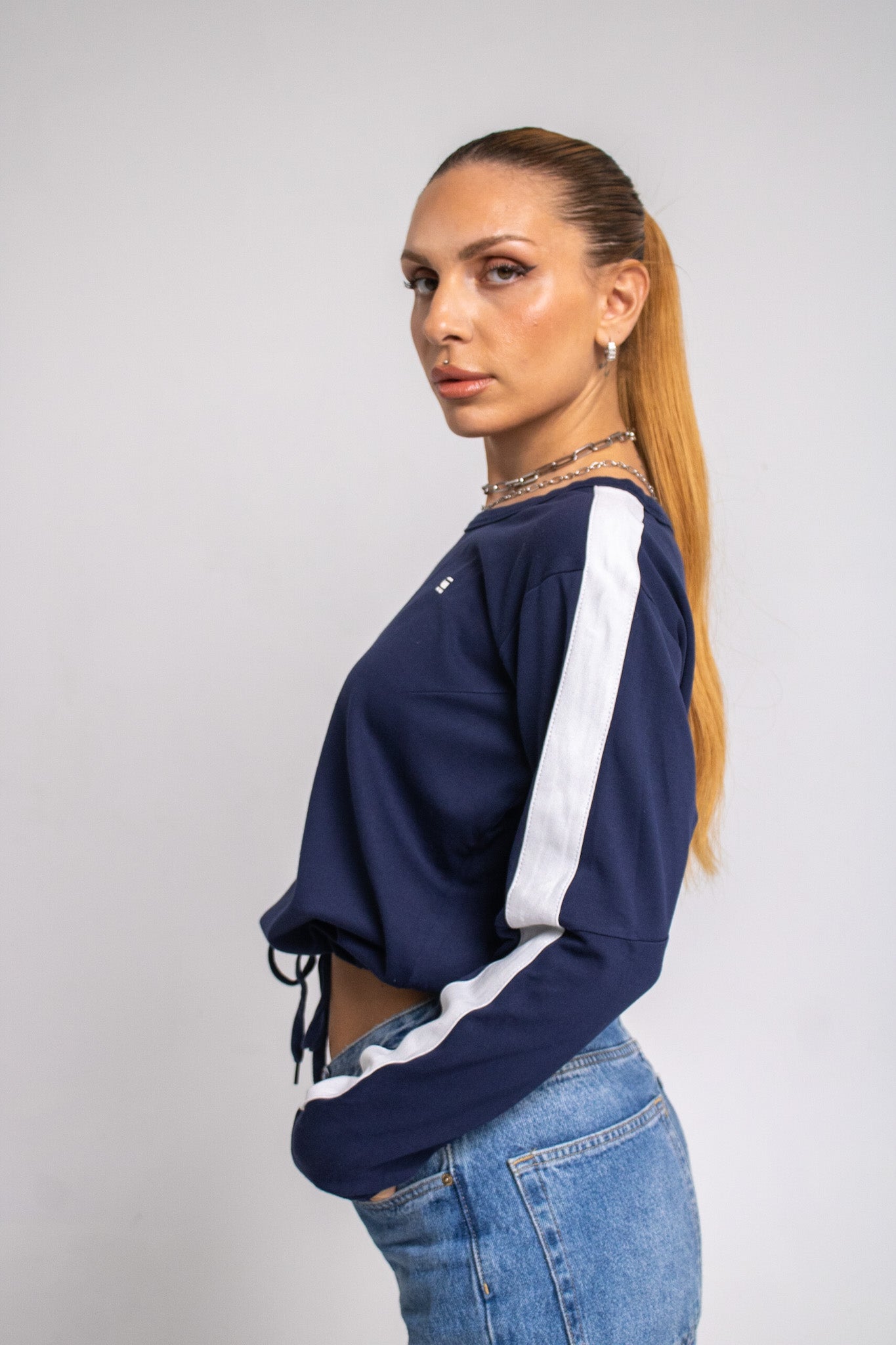 Raw Crop Sweatshirt