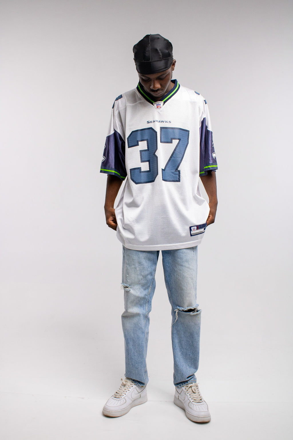 Vintage Reebok NFL Seattle Seahawks Jersey Shaun Alexander