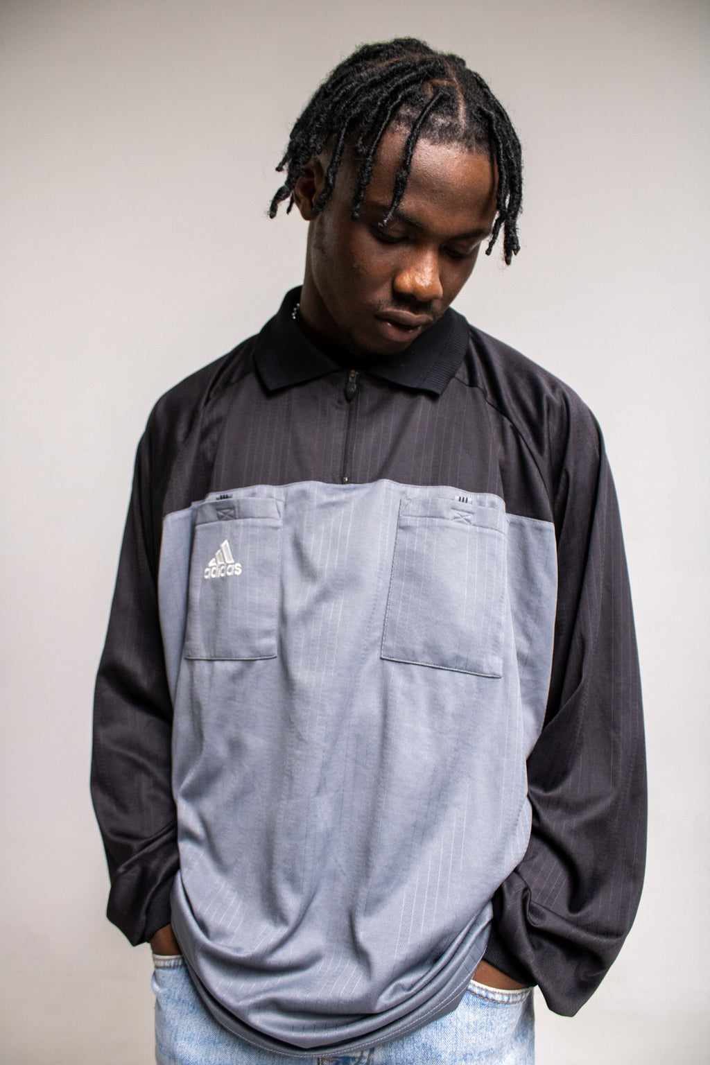 Vintage Adidas Polo Μπλούζα