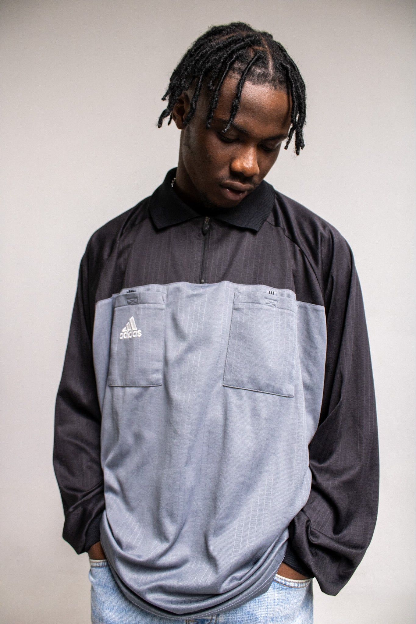 Vintage Adidas Polo Μπλούζα