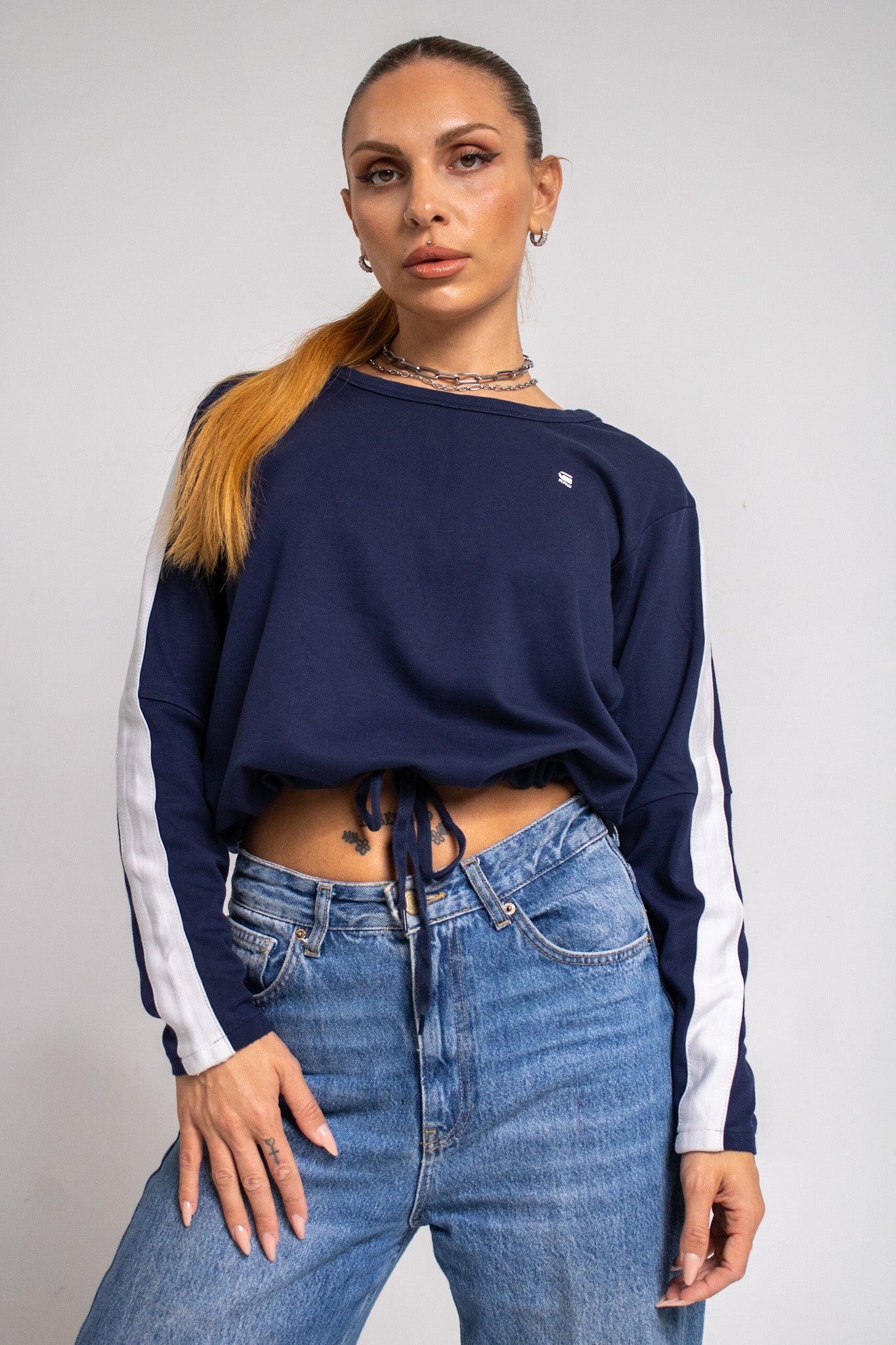 Raw Crop Sweatshirt