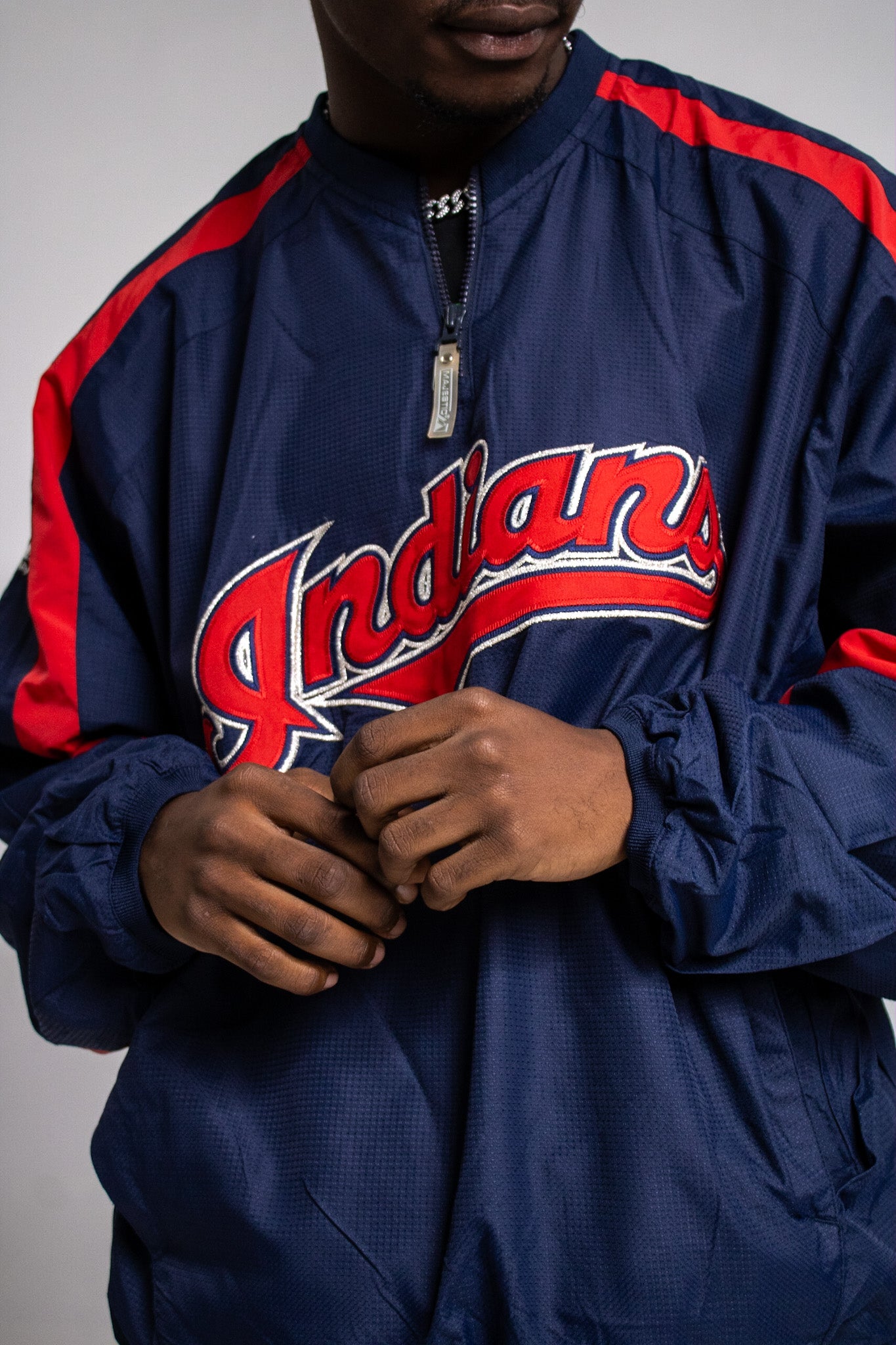 Majestic Cleveland Indians Windbreaker Jacket