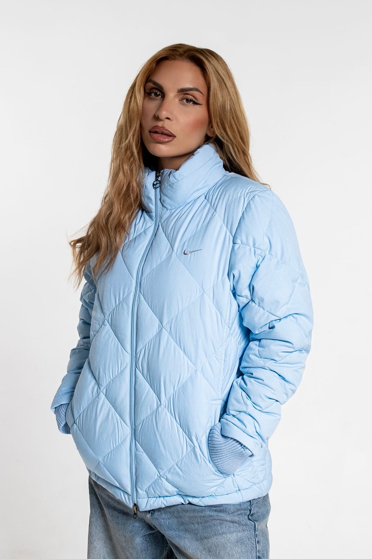 Nike Diamond-Quilted Puffer Jacket