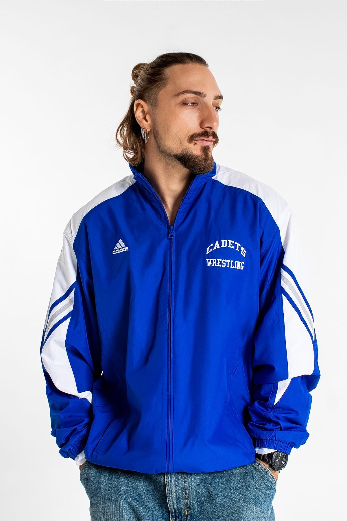 Y2K Adidas LaSallle Cadets Wrestling Jacket