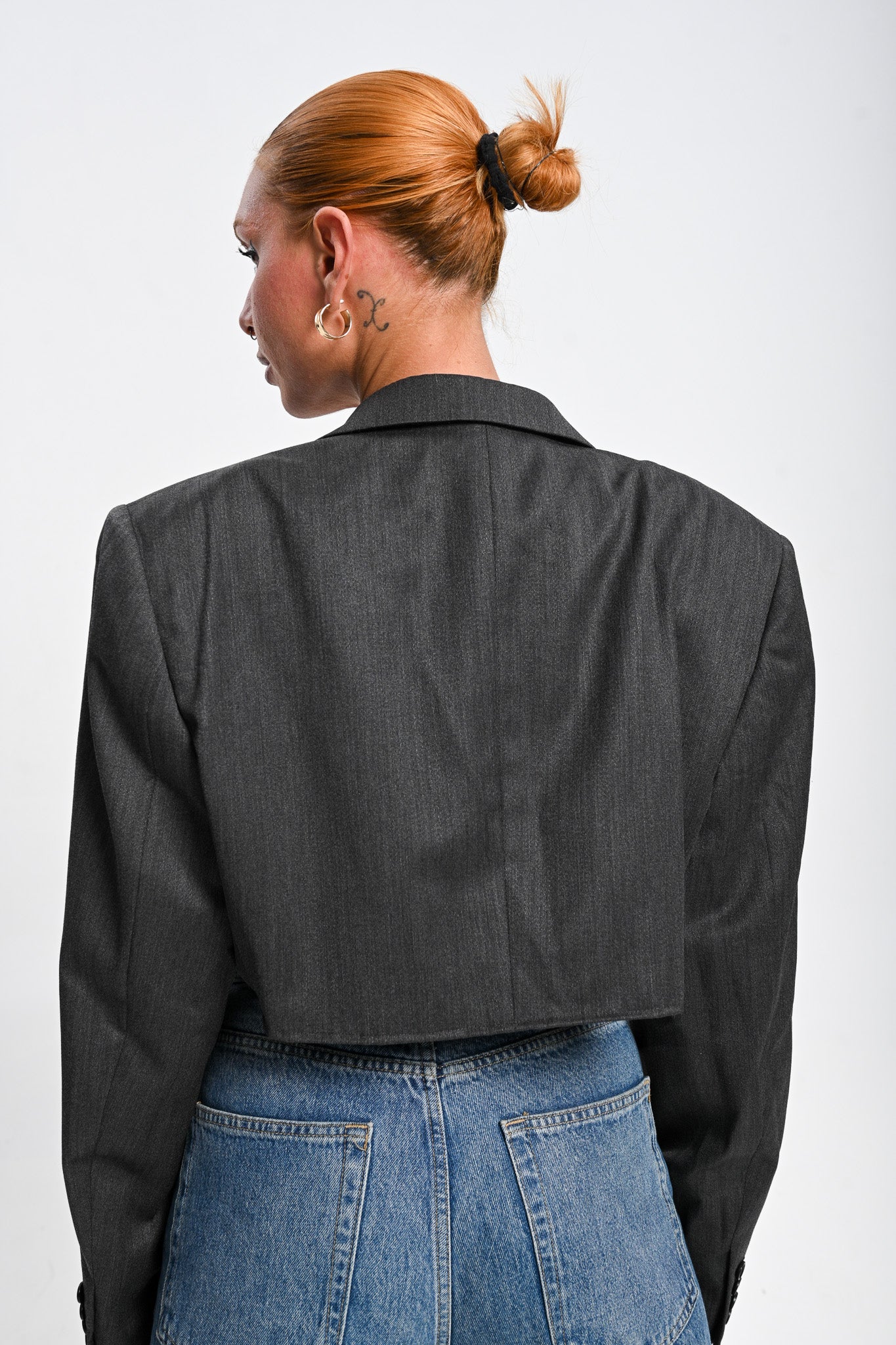 Μεταποιημένο Crop Blazer