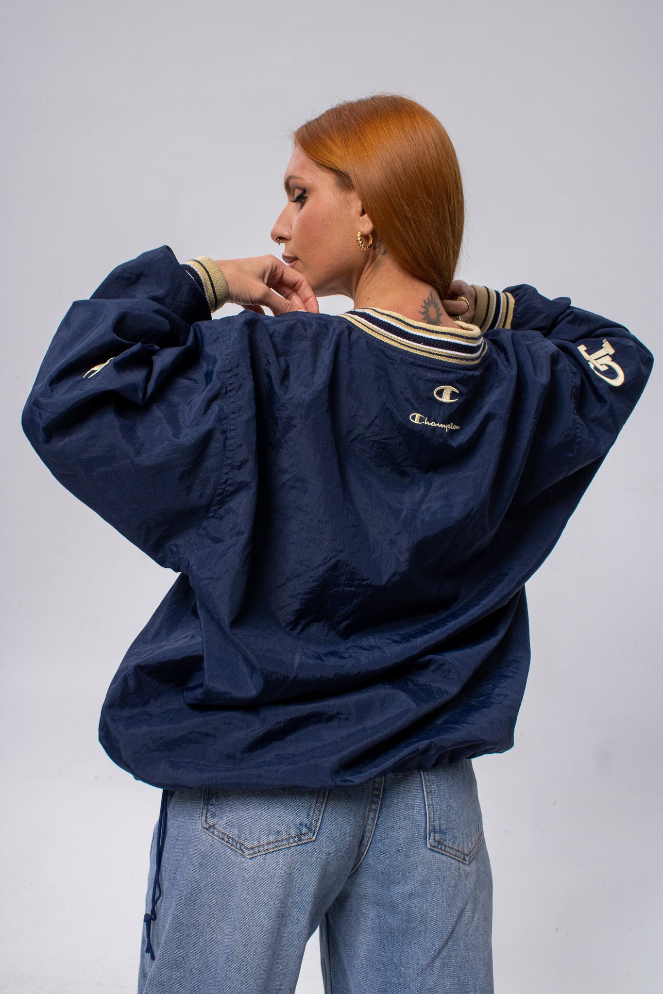 Georgia Tech Pullover Windbreaker Jacket