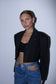 Μεταποιημένο Crop blazer