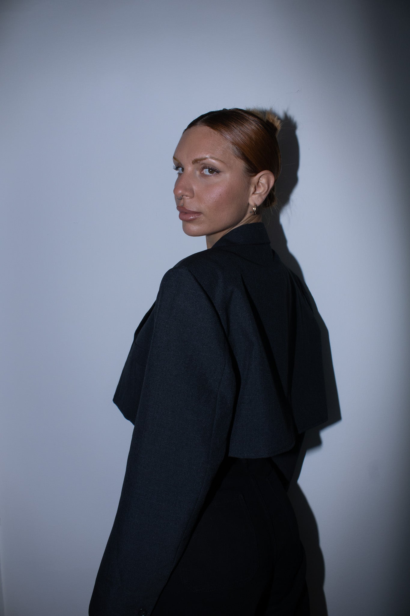 Μεταποιημένο Crop blazer