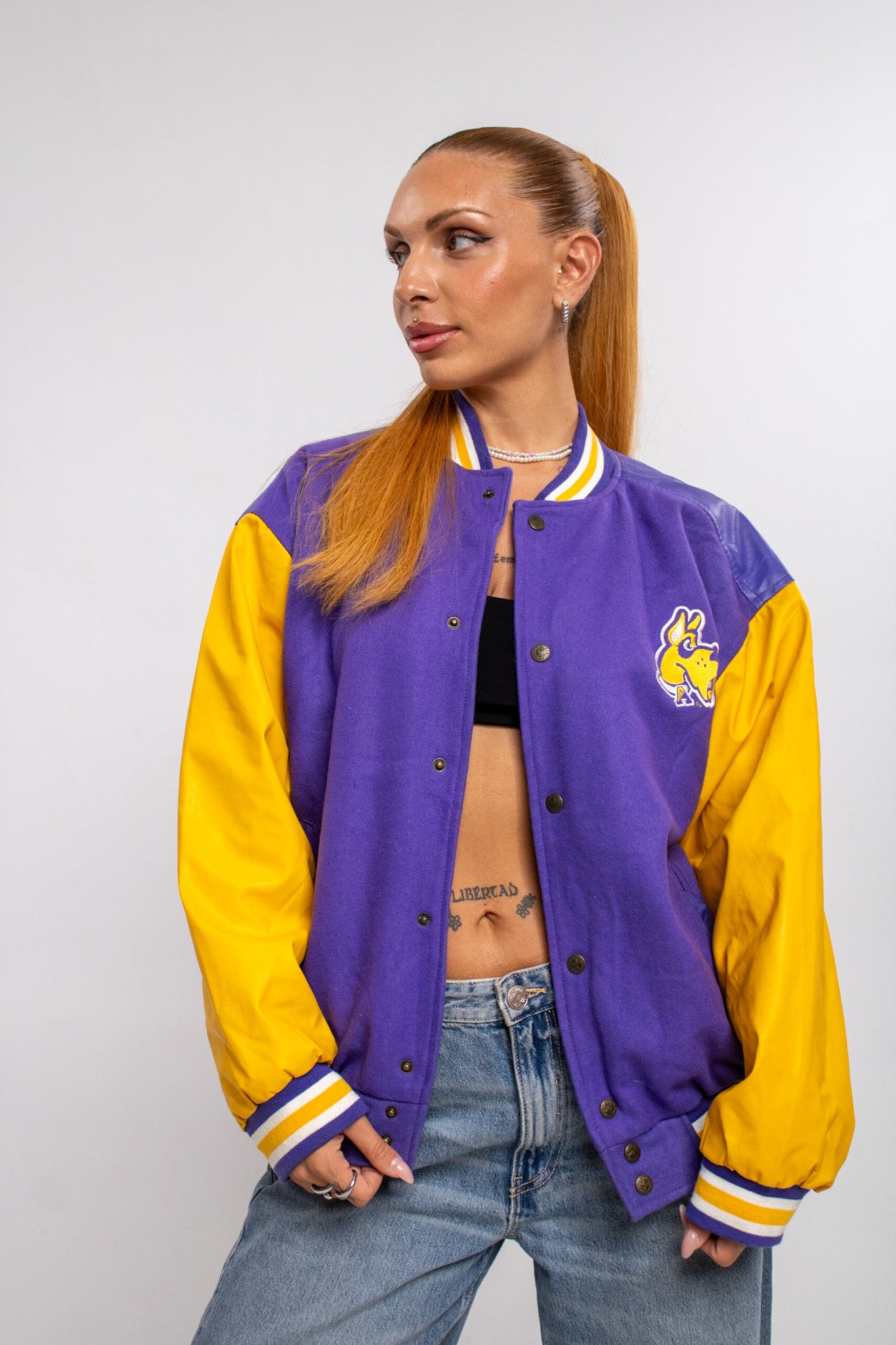 Vintage UAlbany Great Danes Varsity Jacket